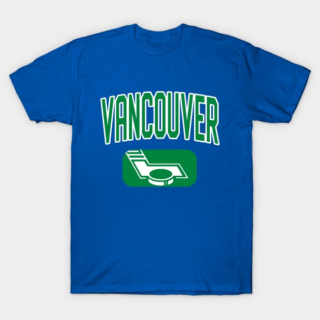 Vancouver (Blue) Hockey T-Shirt by Locker Room Originals